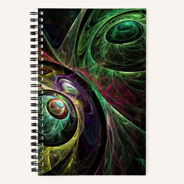 Eye to Eye Abstract Art Notebook (Front)