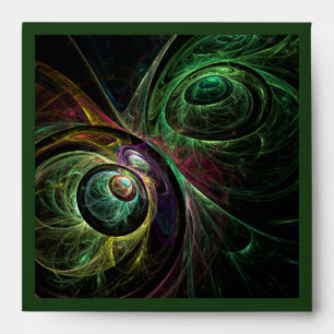 Eye to Eye Abstract Art Square Envelope