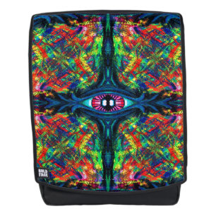 Eye Twisted and Trippy Painting Backpack