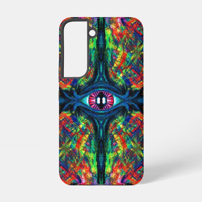 Eye Twisted and Trippy Painting Samsung Galaxy S22 Case (Back)