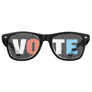 EYE Vote Retro Black Party Glasses