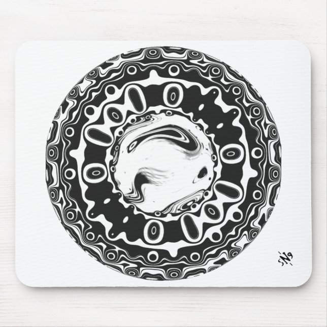 Eye with hypnotic pupil (or whatever you see) mouse pad (Front)
