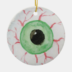 Eyeball Ceramic Tree Decoration