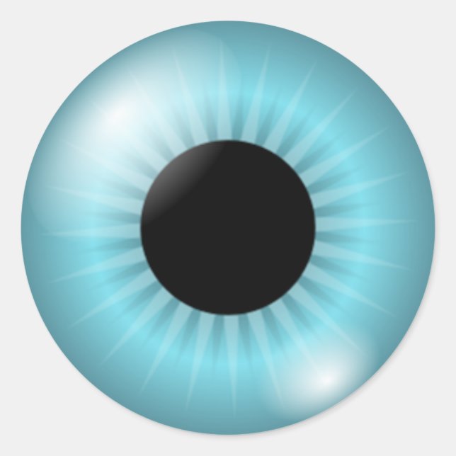 Eyeball Classic Round Sticker (Front)