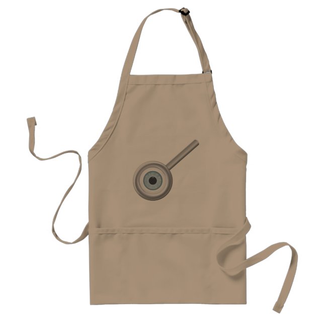 Eyeball Magnifying Glass Fun Eye Inspection  Standard Apron (Front)