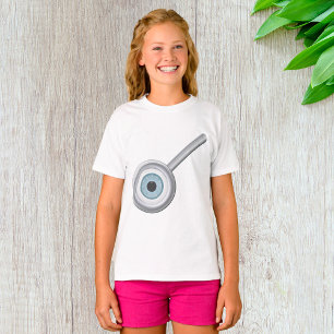 Eyeball Magnifying Glass Fun Eye Inspection  T-Shirt