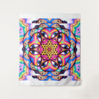 Eyeball Mandala | Psychedelic Wall Tapestry