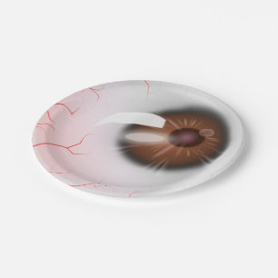 Eyeball Paper Plate