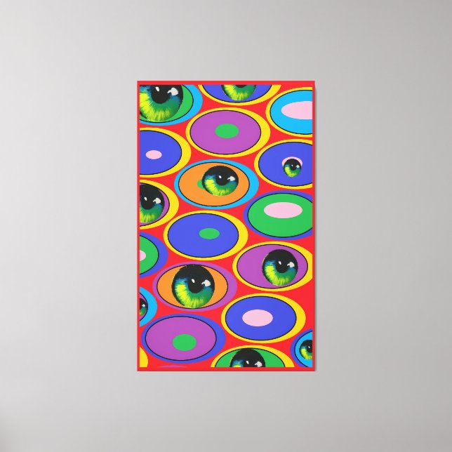 Eyeball Patch Canvas Print (Front)