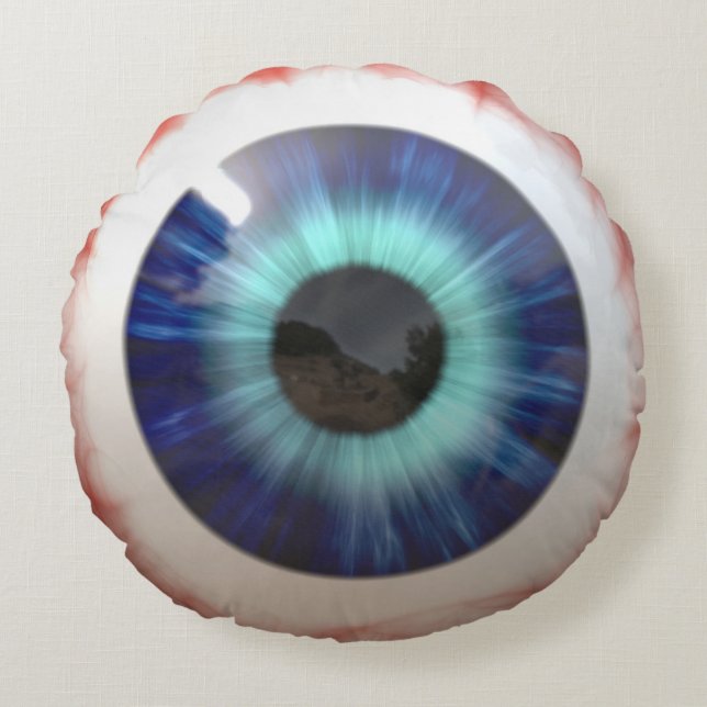 Eyeball Round Cushion (Front)