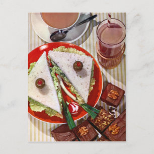 eyeball sandwich sharp postcard