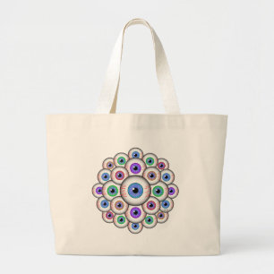 EYEBALLS LARGE TOTE BAG