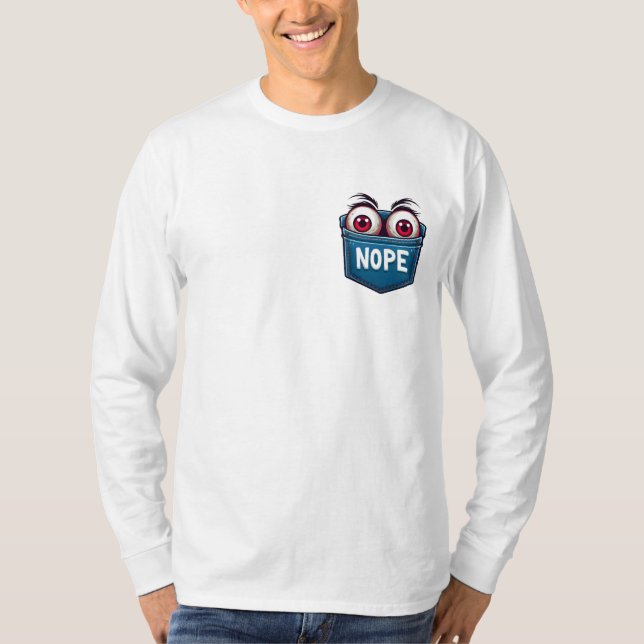 Eyeballs on pocket T-Shirt (Front)