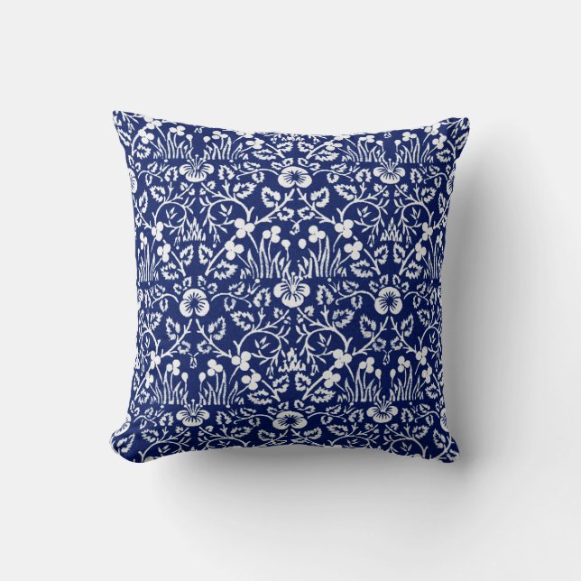 Eyebright Pattern, William Morris Cushion (Front)