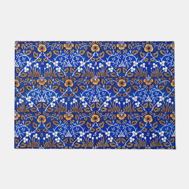 Eyebright Pattern, William Morris Doormat (Front)