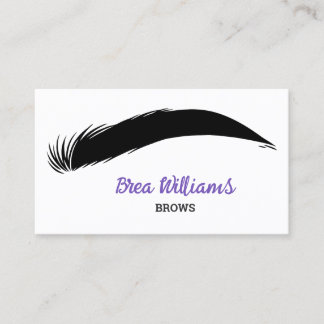 Eyebrow Brows Microblading Business Card