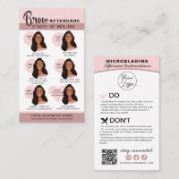 Eyebrow Microblading Aftercare Instructions Busine