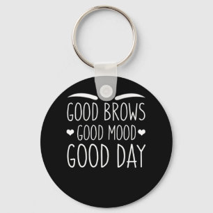 Eyebrow Microblading Good Brows Mood Day Key Ring