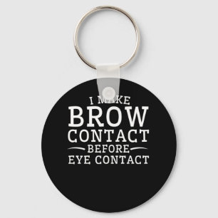 Eyebrow Microblading Make Brow Contact Key Ring