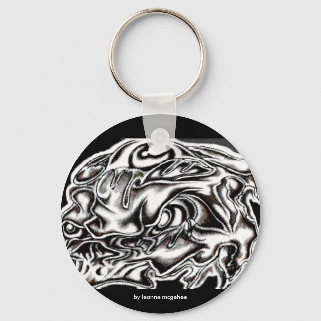 eyed skull key ring (Front)