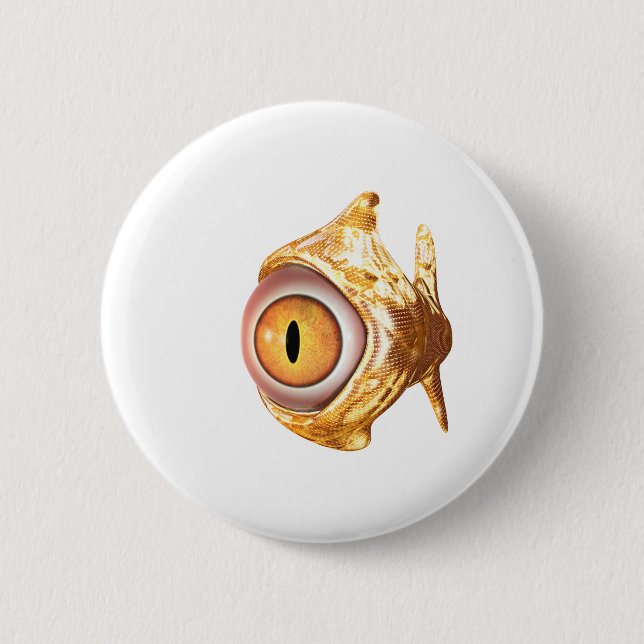 eyefish 6 cm round badge (Front)