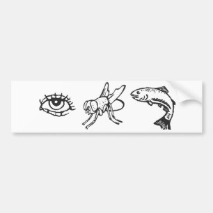 EyeFlyFish Bumper Sticker