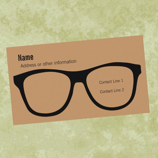 Eyeglasses Business Card (Creator Uploaded)