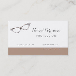 eyeglasses business card