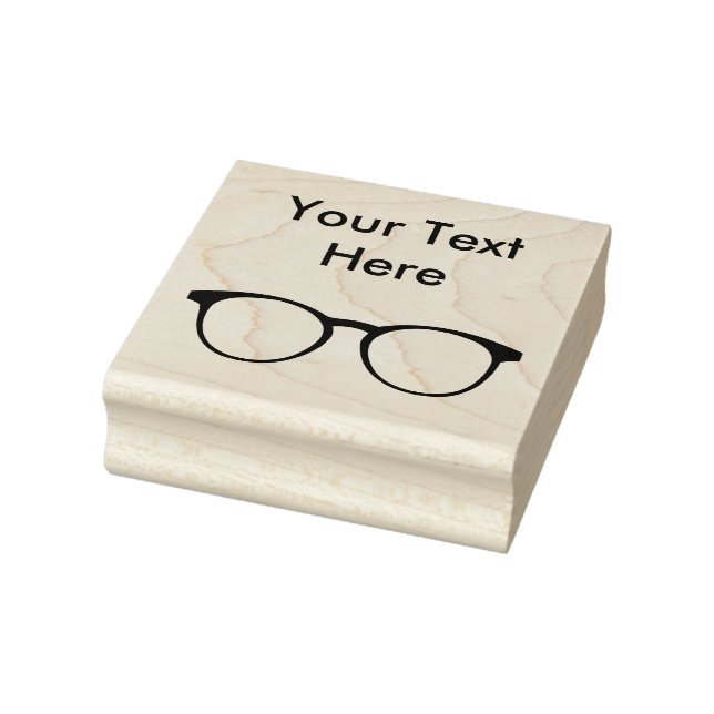 Eyeglasses Simple Business Rubber Stamps (Stamp)