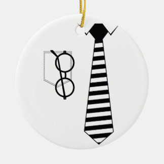 Eyeglasses Tie Ceramic Tree Decoration