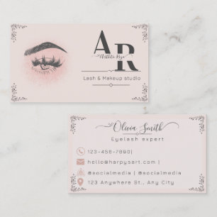 Eyelash business card