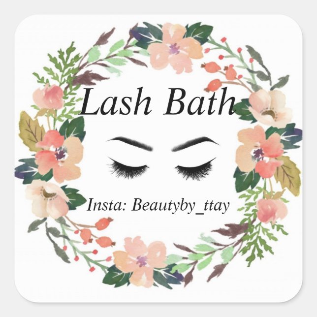 Eyelash Extension Sticker (Front)