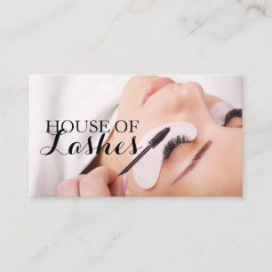 Eyelash Extensions Beauty Salon Spa   Business Card