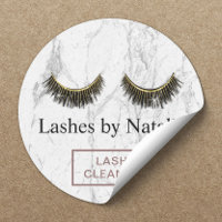 Eyelash Extensions Lash Cleaner Modern Marble