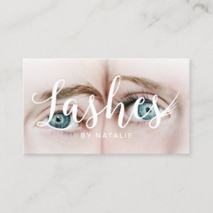 Eyelash Extensions Lash Salon Photography Business Card