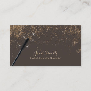 Eyelash Extensions Makeup Artist Modern Lashes Business Card