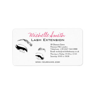 Eyelashes brows Permanent Makeup Artist Eyes Lash Label