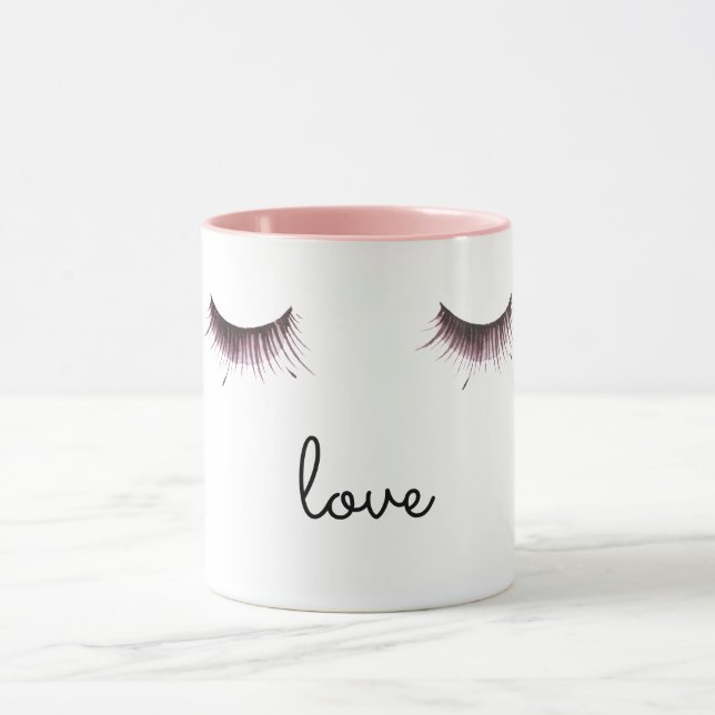 Eyelashes love mug (Center)