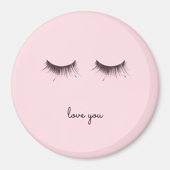 Eyelashes love you magnet (Front)