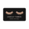 Eyelashes Makeup Artist Rose Gold Business Card