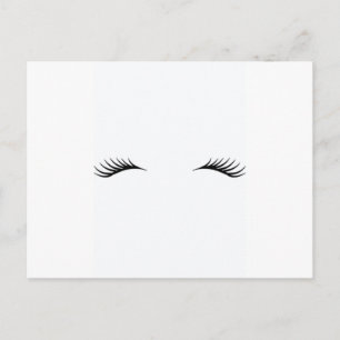 Eyelashes Postcard