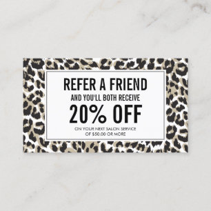 Eyelashes with Leopard Print Salon Referral