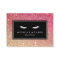 Eyelashes with Red/Bronze Glitter Business Card
