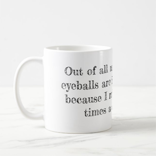 Eyeroll Mug (Left)