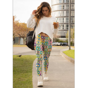 Eyes all seeing sight good looking zany quirky leggings