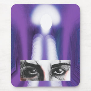 Eyes art mouse pad