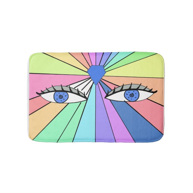 eyes  bath mat (Front)