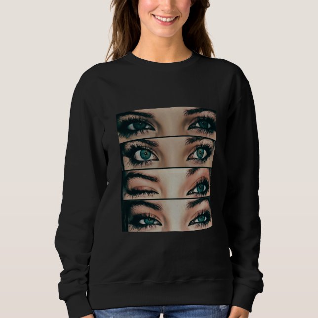 Eyes don't lie Woman hoodie  (Front)
