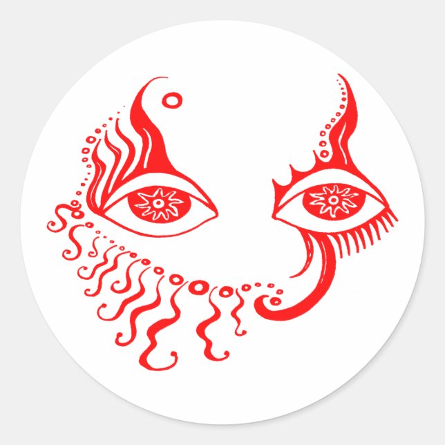 Eyes Have It Classic Round Sticker (Front)