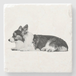 Eyes in the Candlelight Stone Coaster